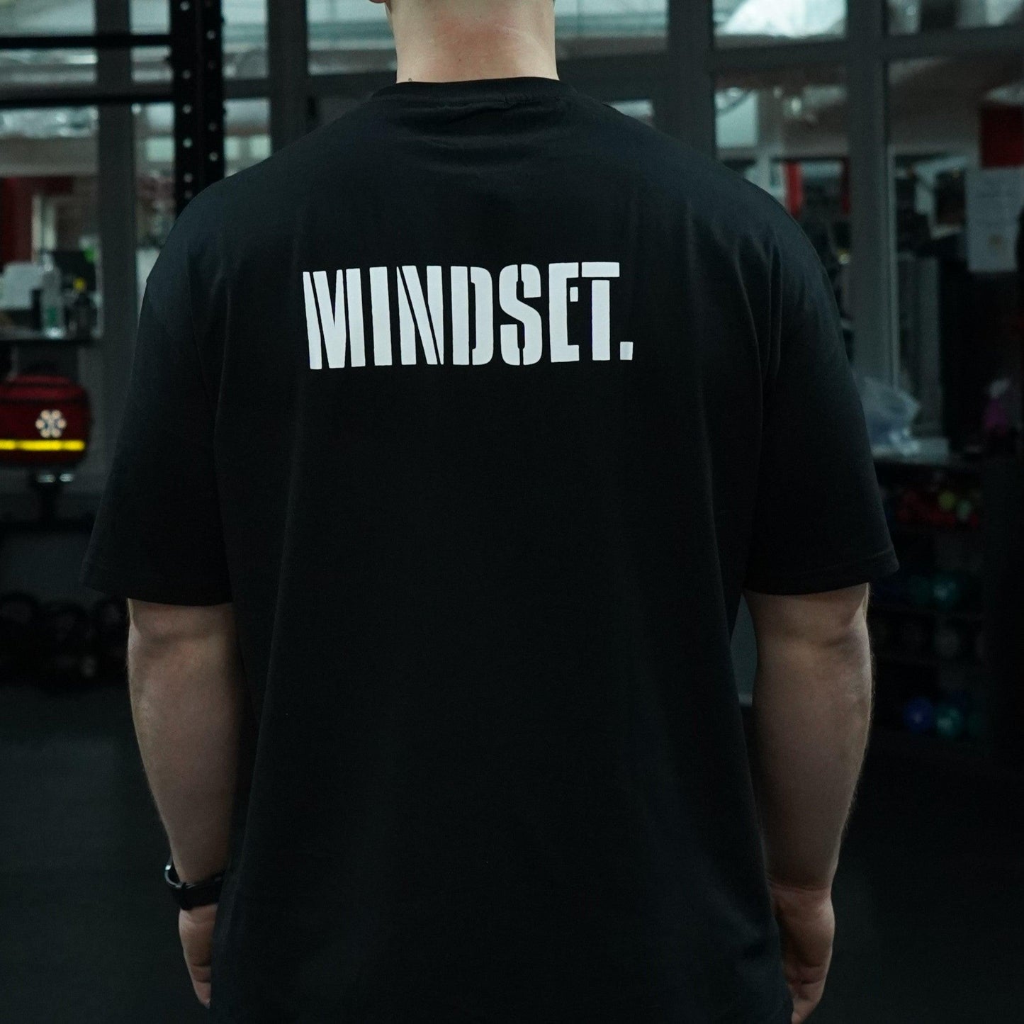 Oversize T-Shirt Sigma "MINDSET" - Czarny