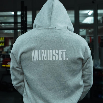 Oversize Hoodie Sigma "MINDSET" - Szary