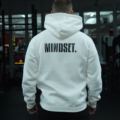 Oversize Hoodie Sigma "MINDSET" - Biały