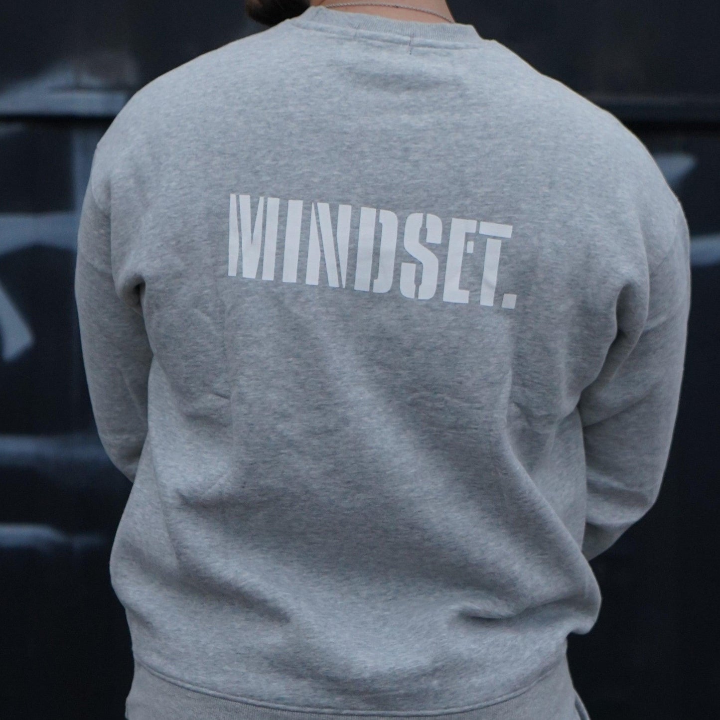 Regular Crewneck "MINDSET" - Szary - Sigma Wear